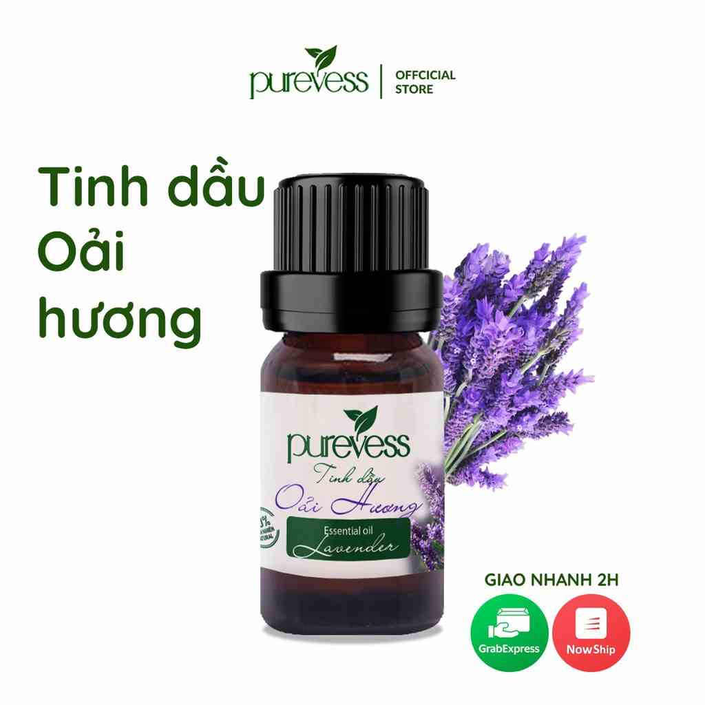 Tinh dầu Oải Hương giúp ngủ ngon PUREVESS 10ml