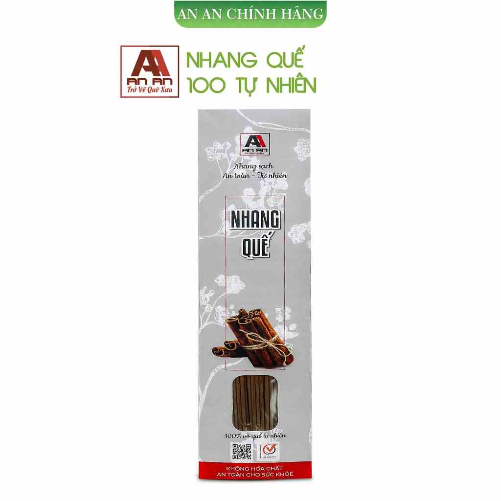 Nhang AN AN hương quế hộp 200 que dài 29 cm/38cm hương thơm tự nhiên, an toàn cho cả trẻ nhỏ.