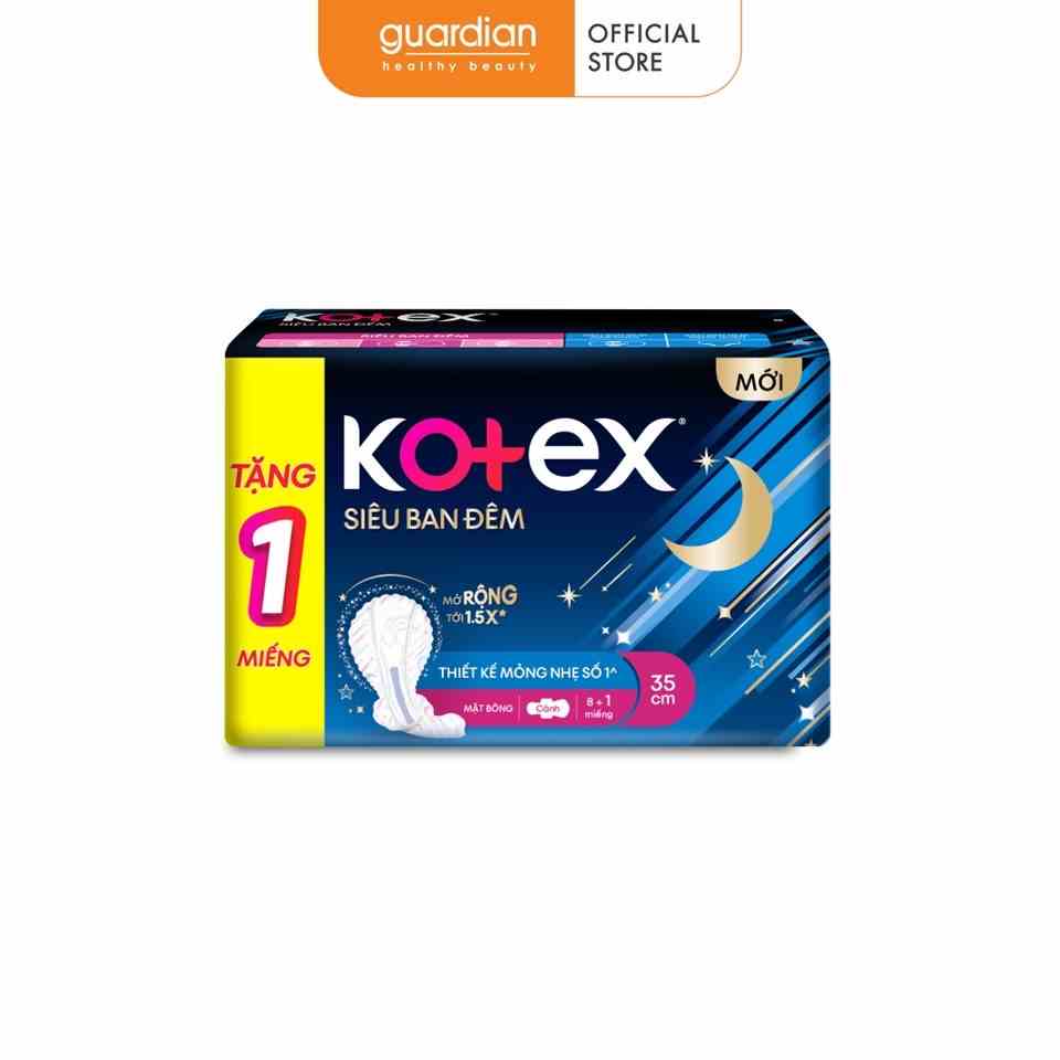 Băng vệ sinh ban đêm Kotex Style khô thoáng 35cm (8 miếng)