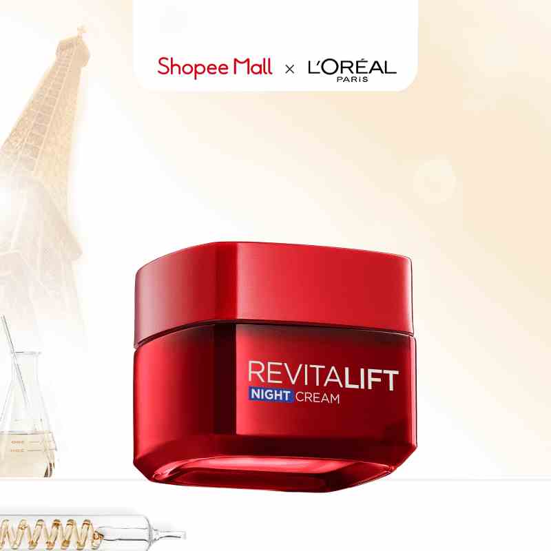 Kem dưỡng săn chắc da và giảm nếp nhăn LOreal Paris Revitalift ban đêm 50ml (kem đêm)