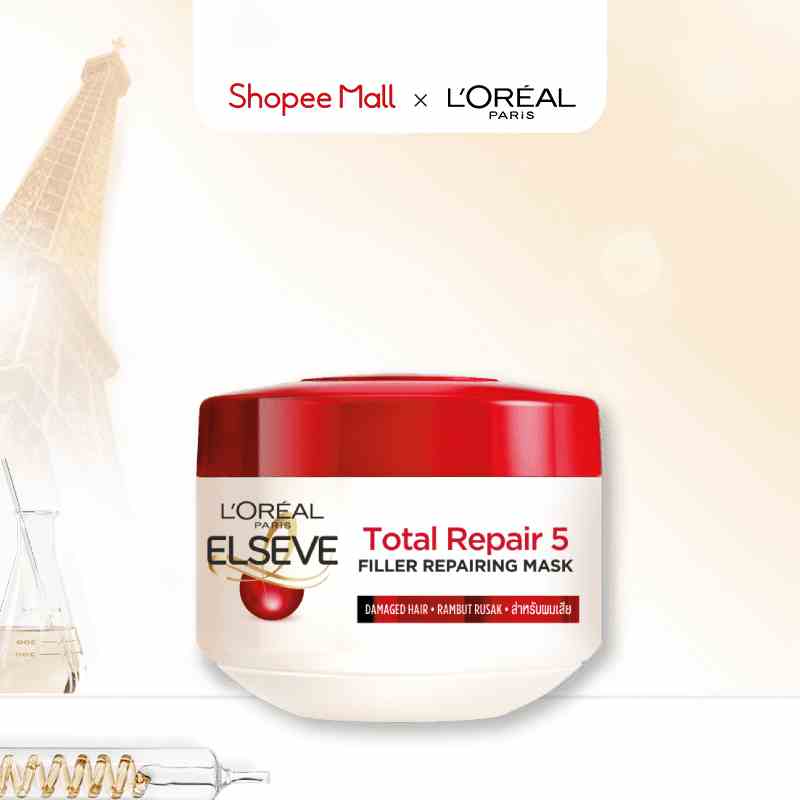 Kem ủ phục hồi tóc LOréal Paris Total Repair 5 200ml