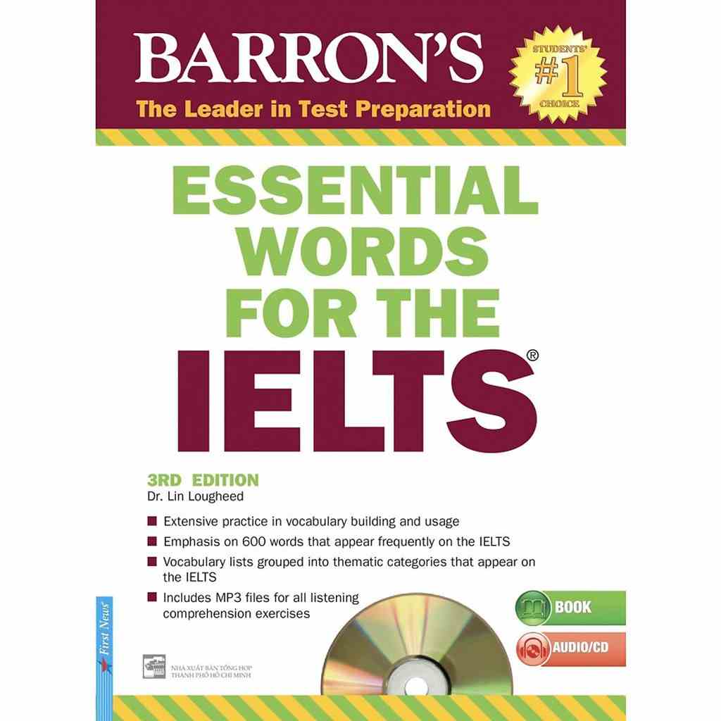 Sách Barrons Essential Words For The Ielts Tặng Post Card Danh Ngôn