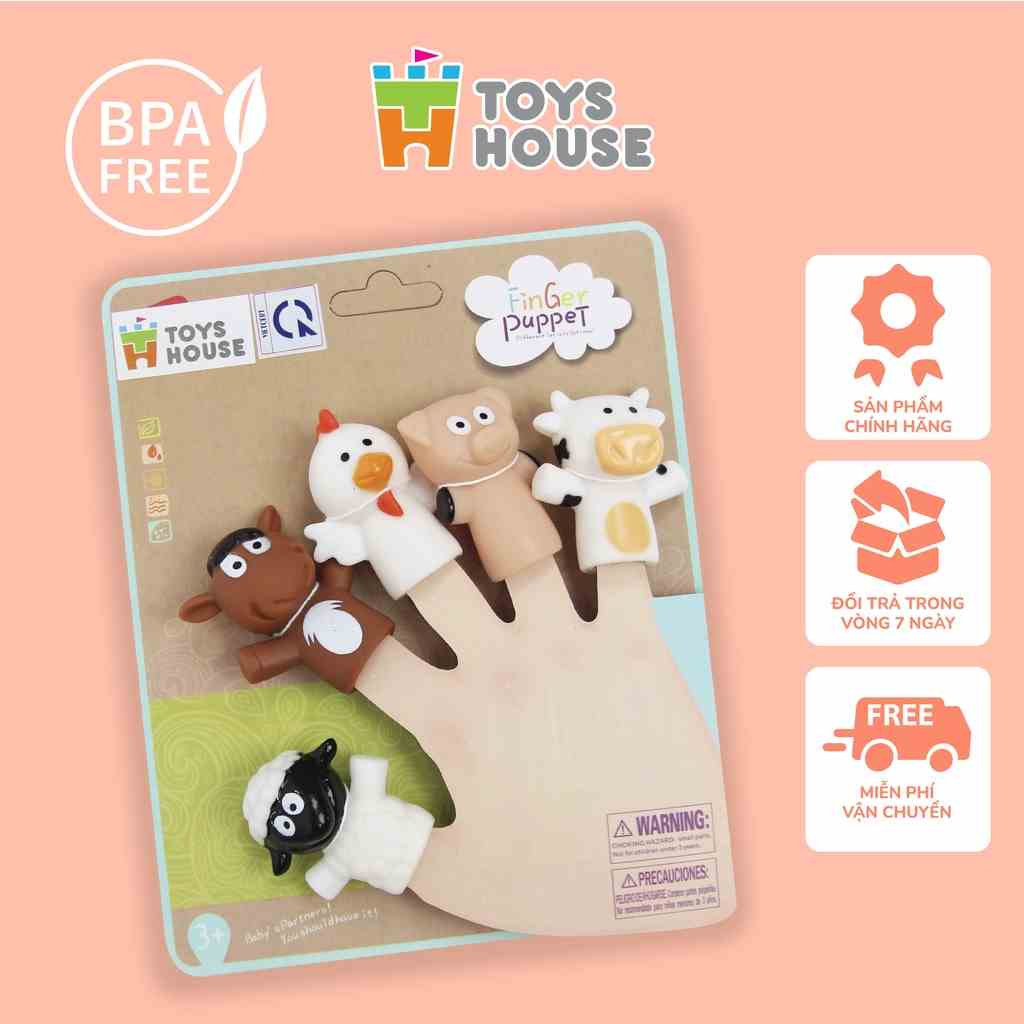 Rối ngón tay chơi ú òa với bé - Toyshouse