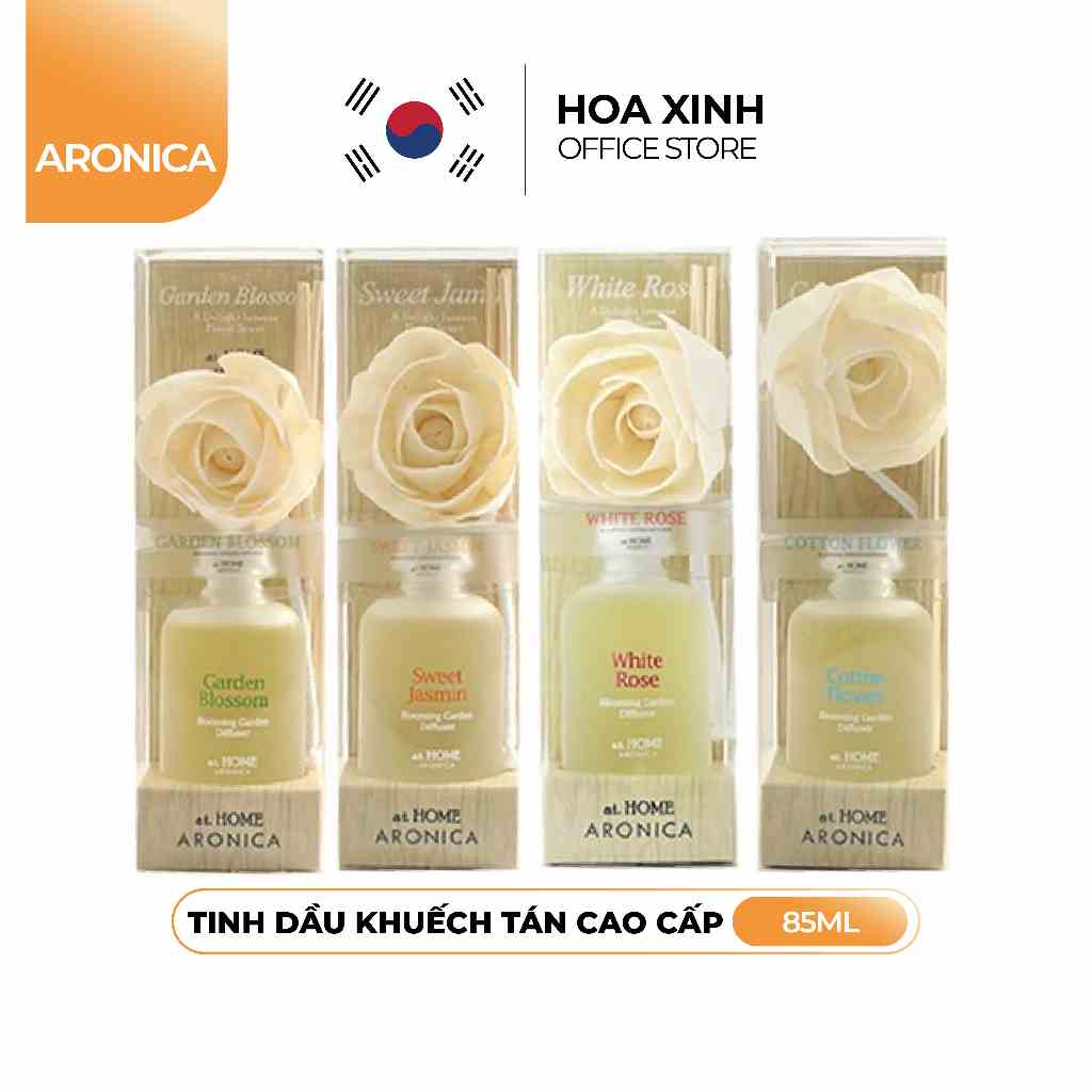 Tinh Dầu Thơm Phòng Hàn Quốc Cao Cấp Aronica Blooning Garden 85ml