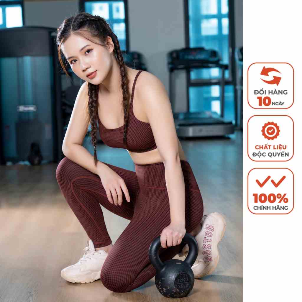 Set Bra Tập Gym Yoga Áo Bra Quần Legging Get Move On Livan Sport Cao Cấp