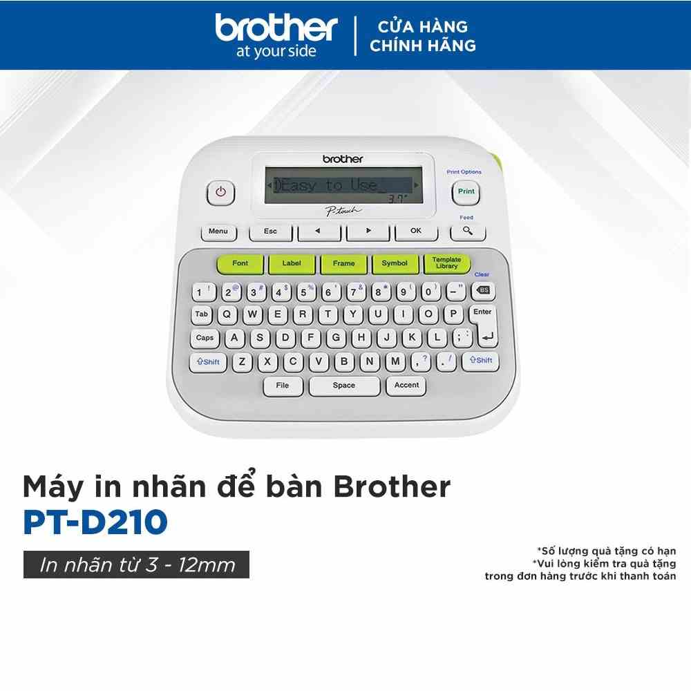 Máy in nhãn để bàn Brother PT-D210