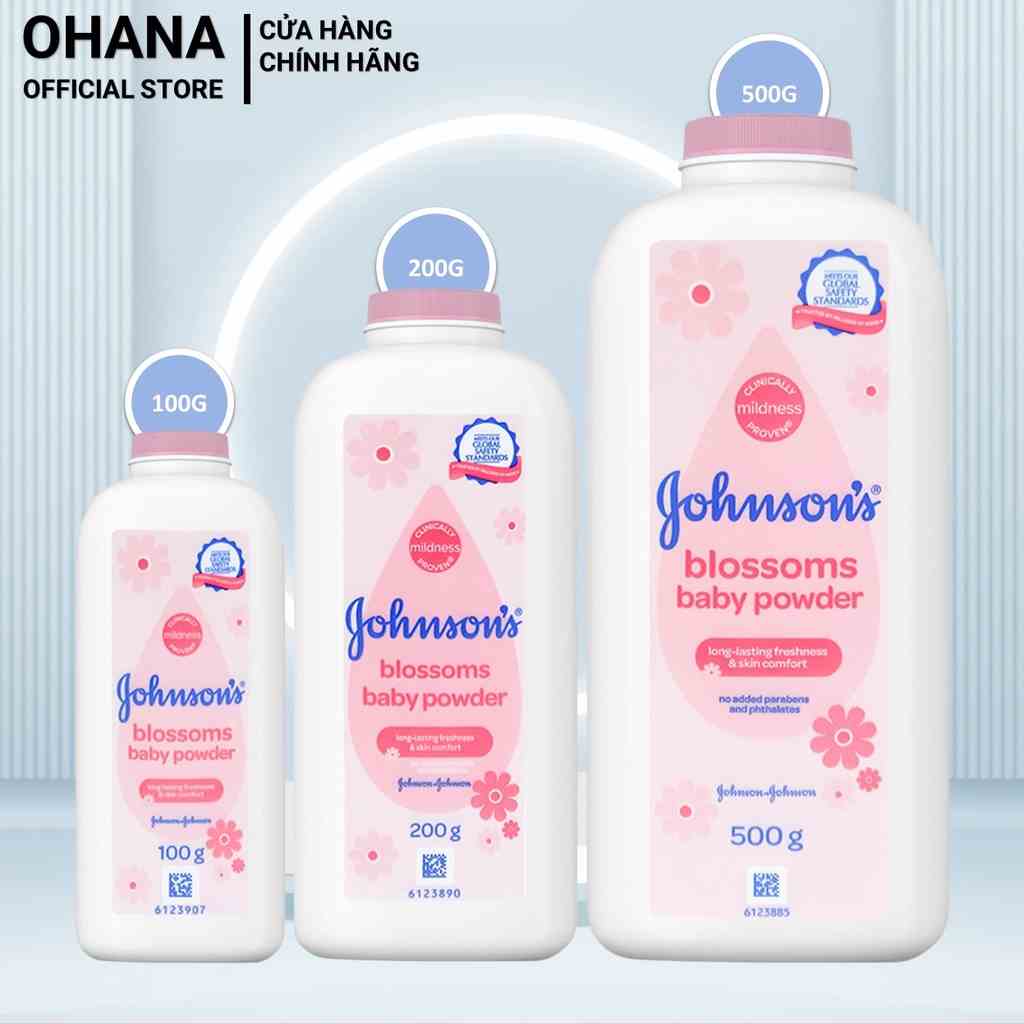 Phấn Rôm Johnsons Baby Hương Hoa Blossom Baby Powder (100g/200g/500g)