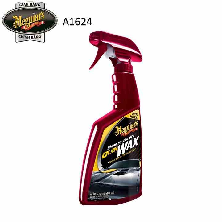 Meguiars Wax bóng nhanh cho sơn dòng Cleaner - Quick Wax - A1624, 710 ml, 24 oz