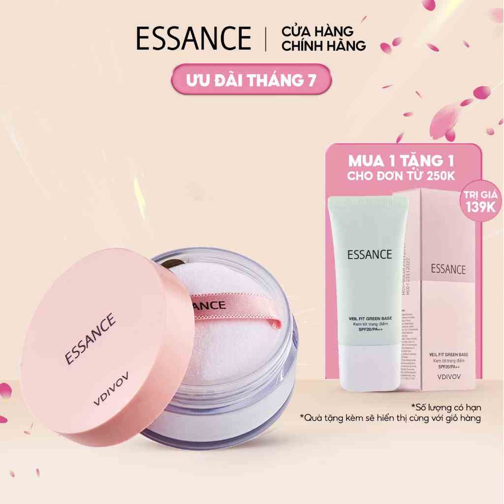 Phấn phủ kiềm dầu dạng bột đa năng Essance Setting Powder 7g