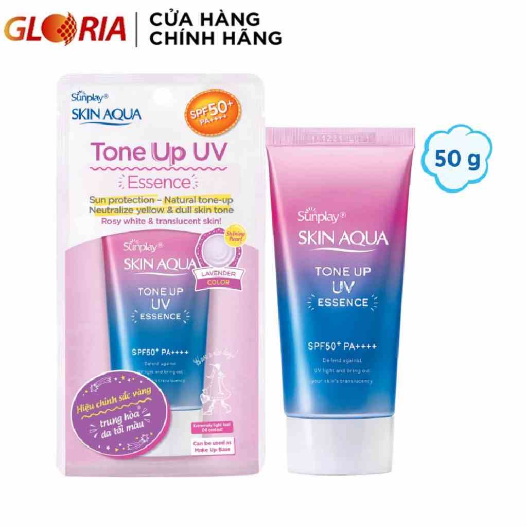 Tinh chất chống nắng hiệu chỉnh sắc da Sunplay Skin Aqua Tone Up UV Essence SPF50+ PA++++ 50g