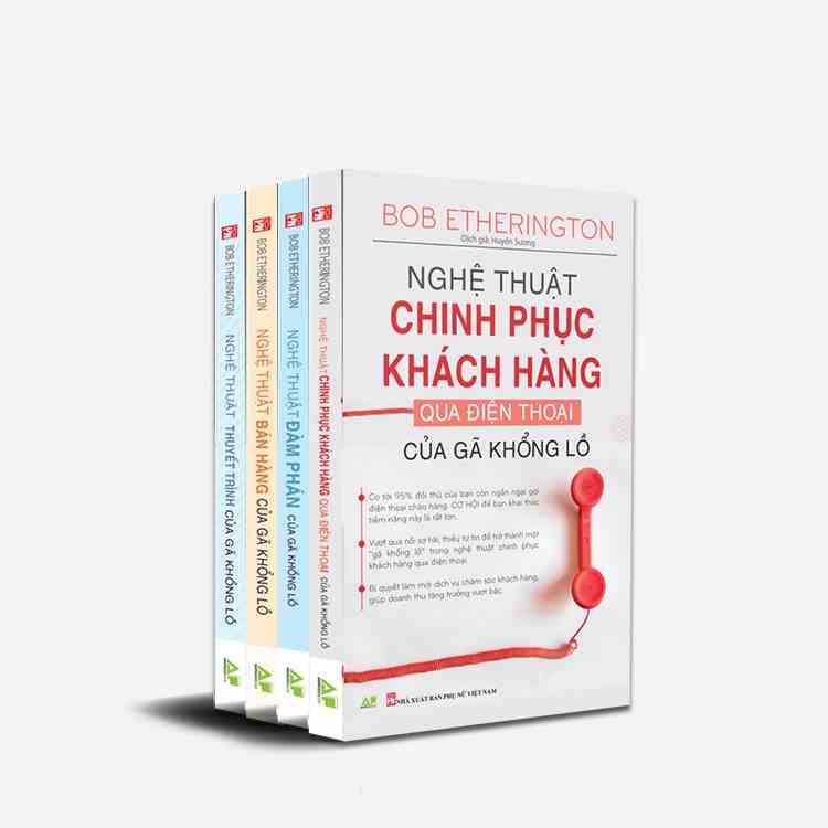 Sách - Bộ 4 Cuốn: Bán hàng Qua Điện Thoại, Nghệ Thuật Đàm Phán và Bán Hàng, Nghệ Thuật Thuyết Trình