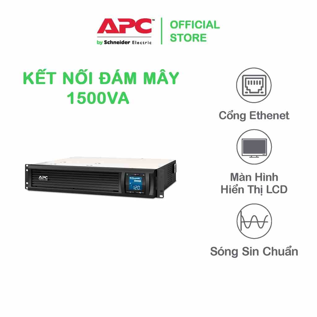 [FREESHIP] Bộ lưu điện kết nối thông minh APC by Schneider Electric Smart-UPS SMC1500I-2UC