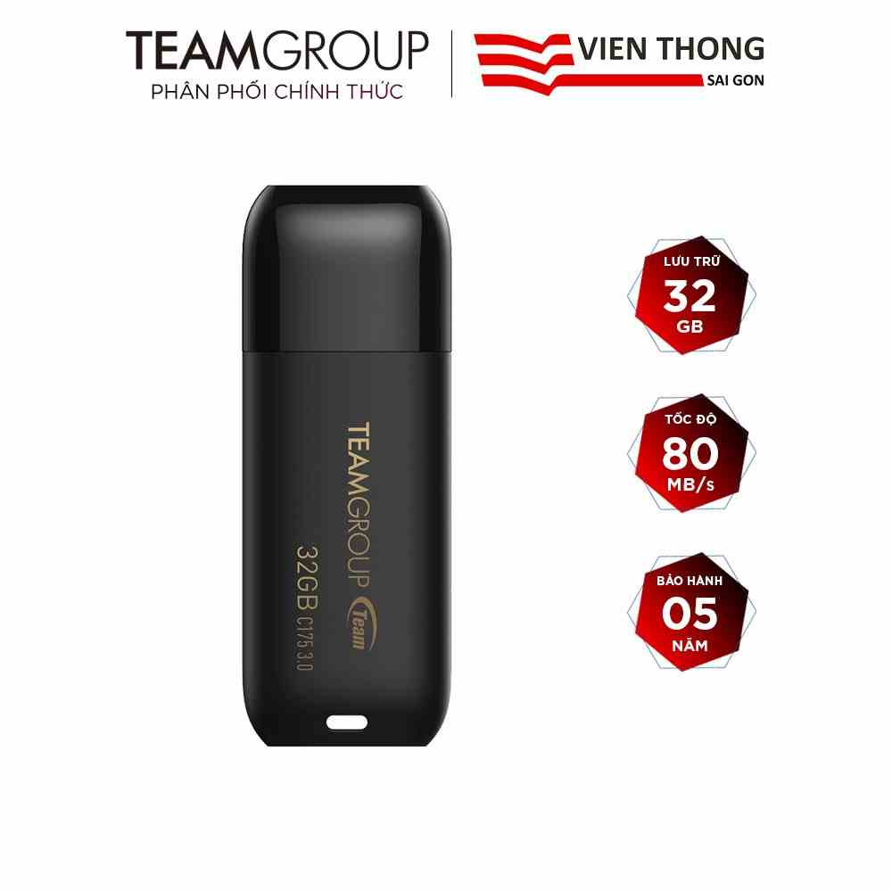 [Mã BMLTA35 giảm đến 35K đơn 99K] USB 3.2 Team Group C175 32GB