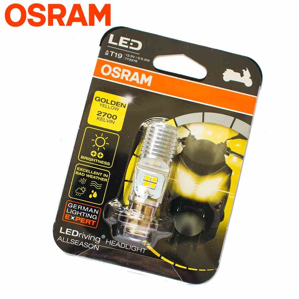 Bóng đèn LED OSRAM T19 Dream, Wave tăng sáng phá sương (7735YE)