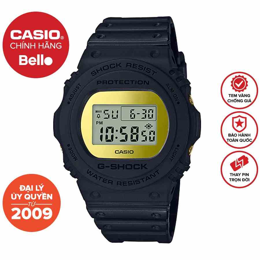 Đồng hồ Nam Dây Nhựa Casio G-Shock DW-5700BBMB-1 chính hãng bảo hành 5 năm Pin trọn đời