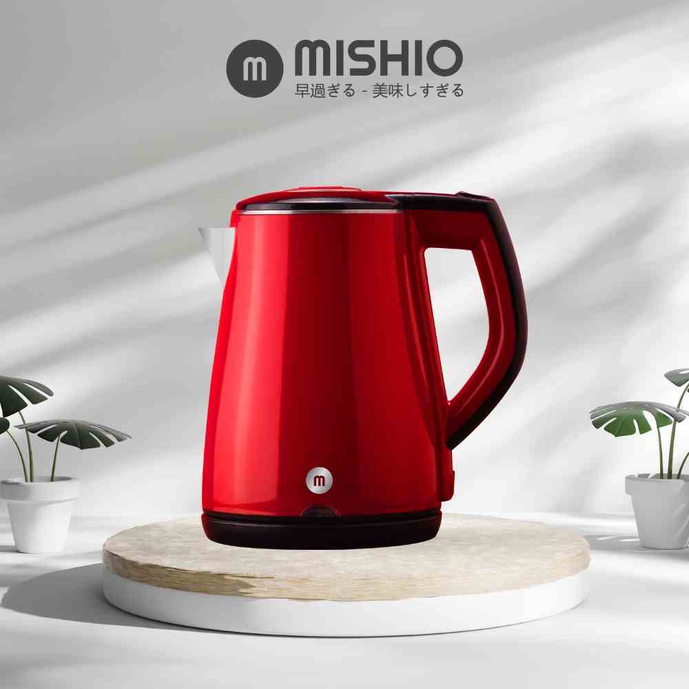 [Mã BMLTB35 giảm đến 35K đơn 99K] Ấm Đun Siêu Tốc Mishio MK259 1500W 1.7 Lít inox 304