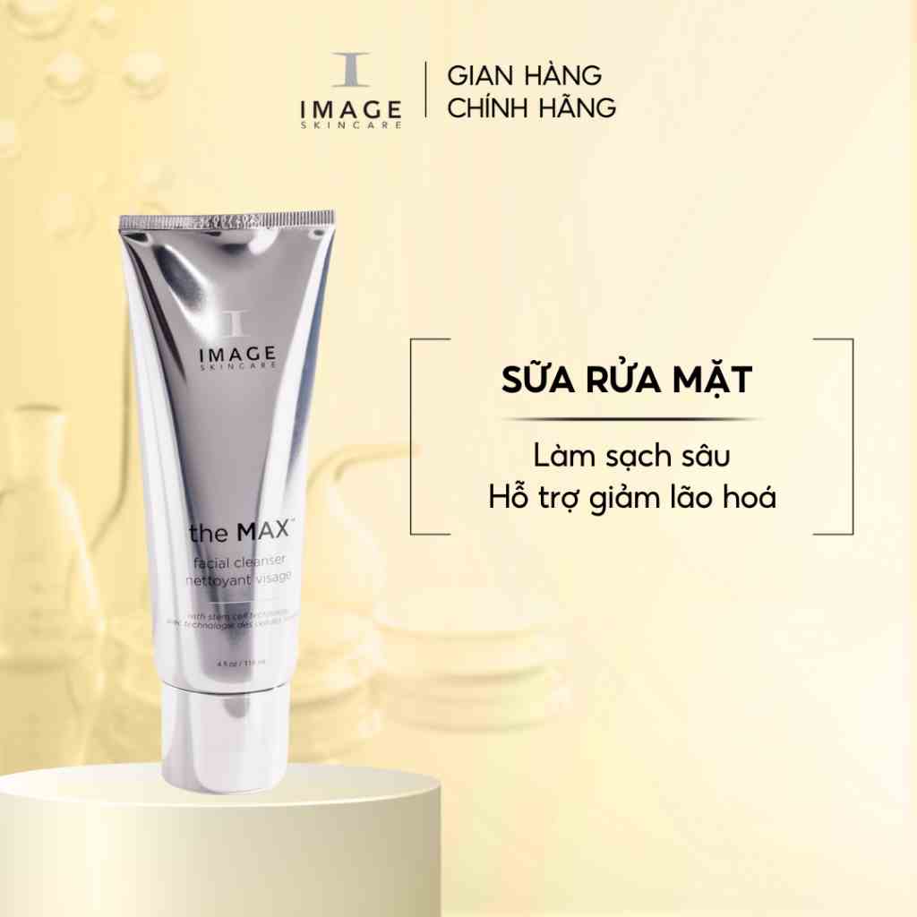 Sữa rửa mặt phục hồi và nuôi dưỡng da Image Skincare The Max Stem Cell Facial Cleanser 118ml