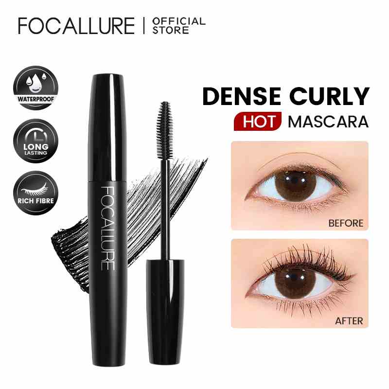 Mascara FOCALLURE chải dài lông mi chống vón cục lâu trôi dành cho trang điểm 10g