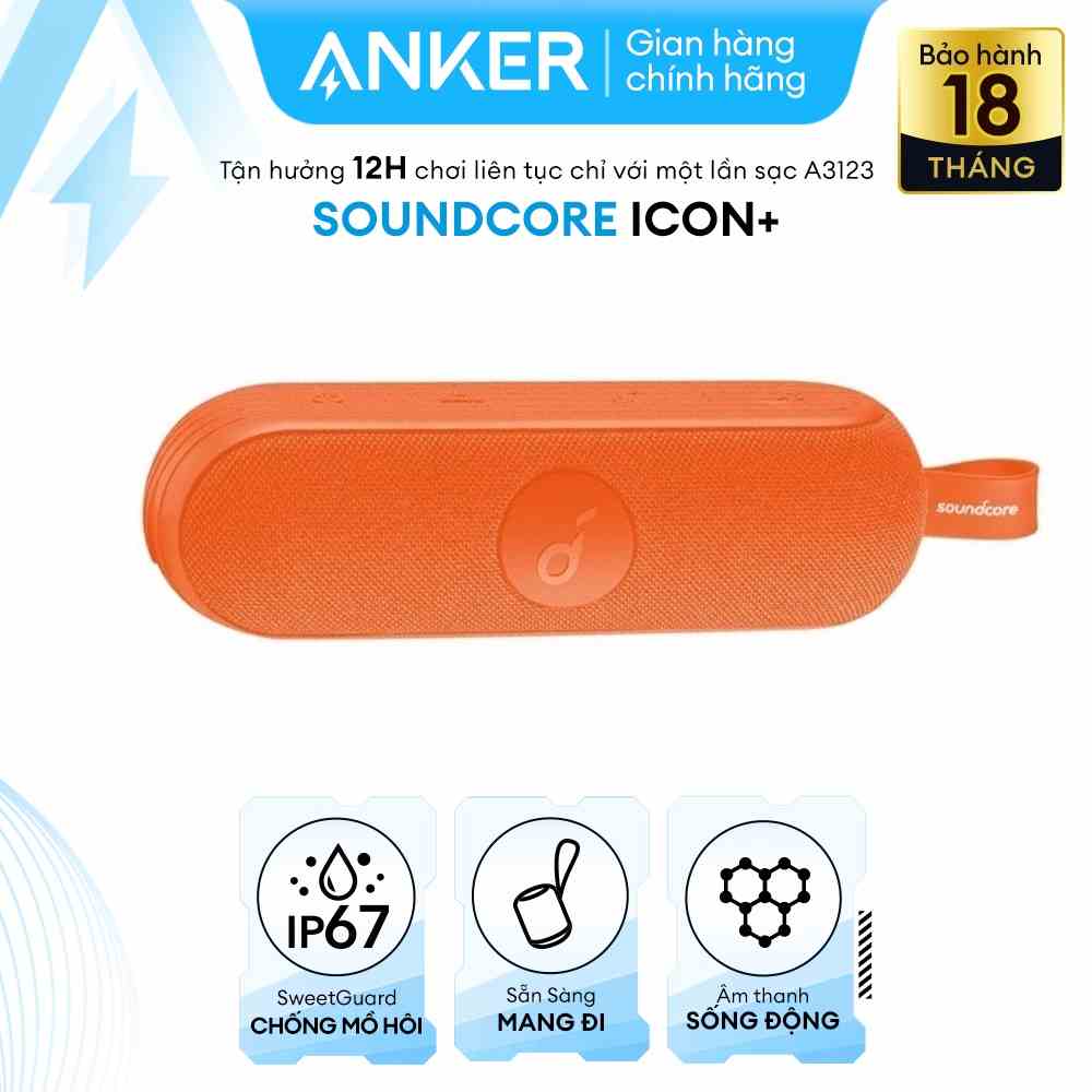 Loa bluetooth SOUNDCORE Icon+ [Icon Plus] 20W (by Anker) - A3123