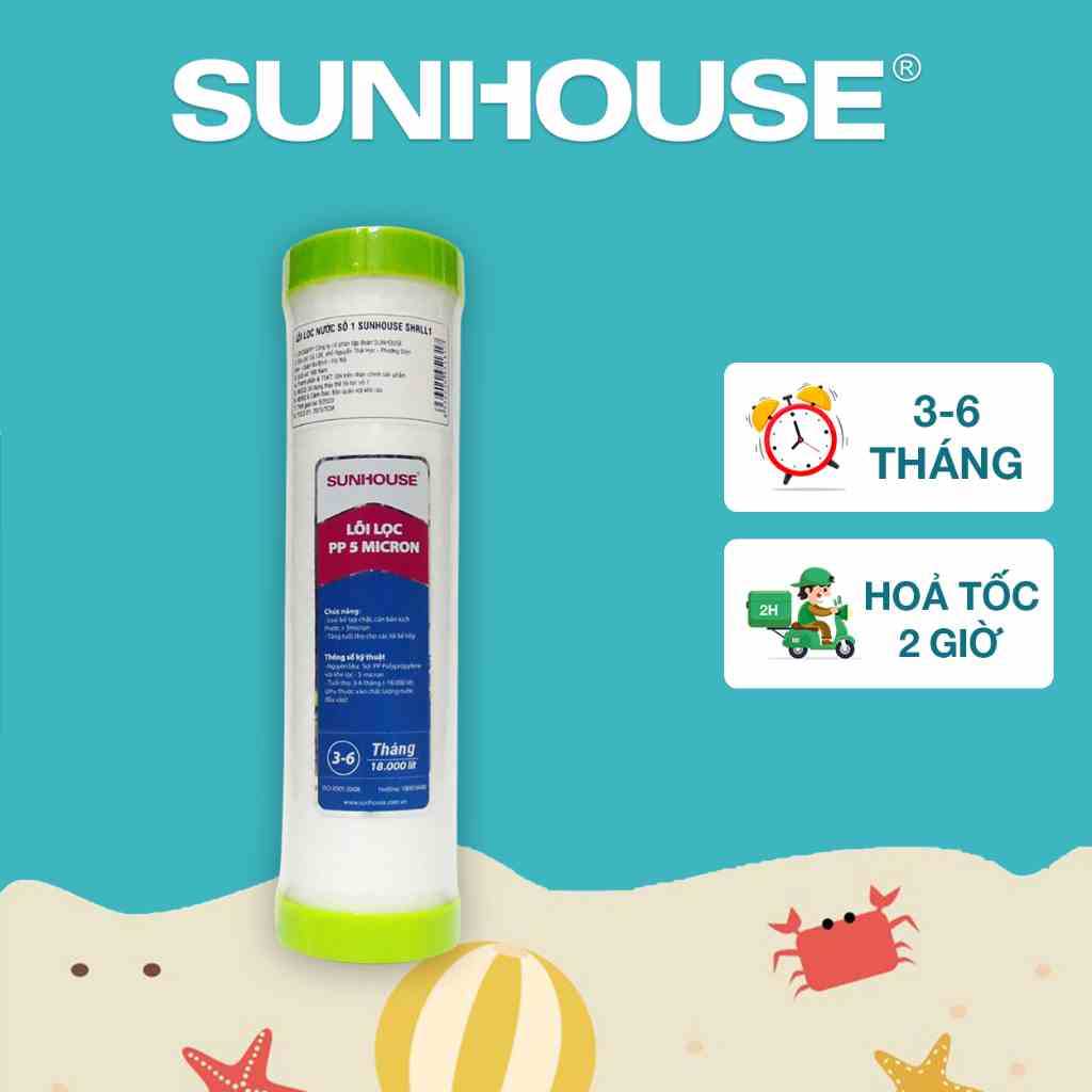 Lõi lọc nước số 1 SUNHOUSE SHRLL1