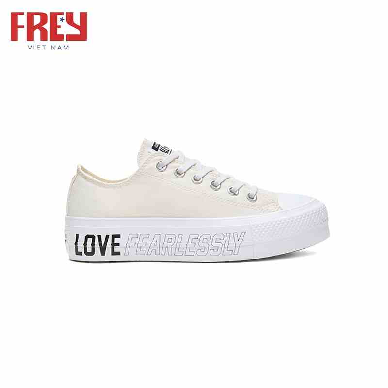 [Mã BMLTB200 giảm đến 100K đơn 499K] Giày Converse Chuck Taylor All Star Love Fearlessly Platform 567312C