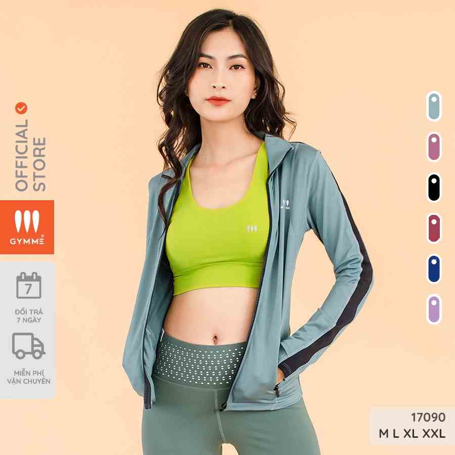 [Mã BMLTB35 giảm đến 35K đơn 99K] Áo khoác thể thao tập gym yoga nữ gymme - - 17090