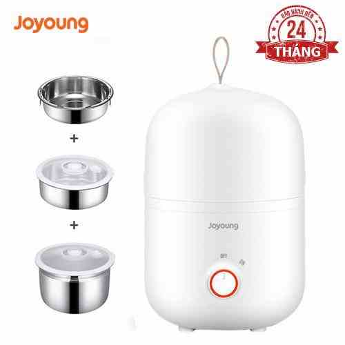 [Mã BMLTB35 giảm đến 35K đơn 99K] Hộp Cơm Hâm Nóng Xách Tay 3 Ngăn Inox 304 Joyoung F 20Z602B - Hàng Chính Hãng