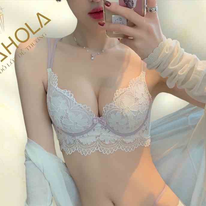 [Mã BMLTA35 giảm đến 35K đơn 99K] Áo Lót Ren Mềm Mại Có Đệm Rời Mahola TR08