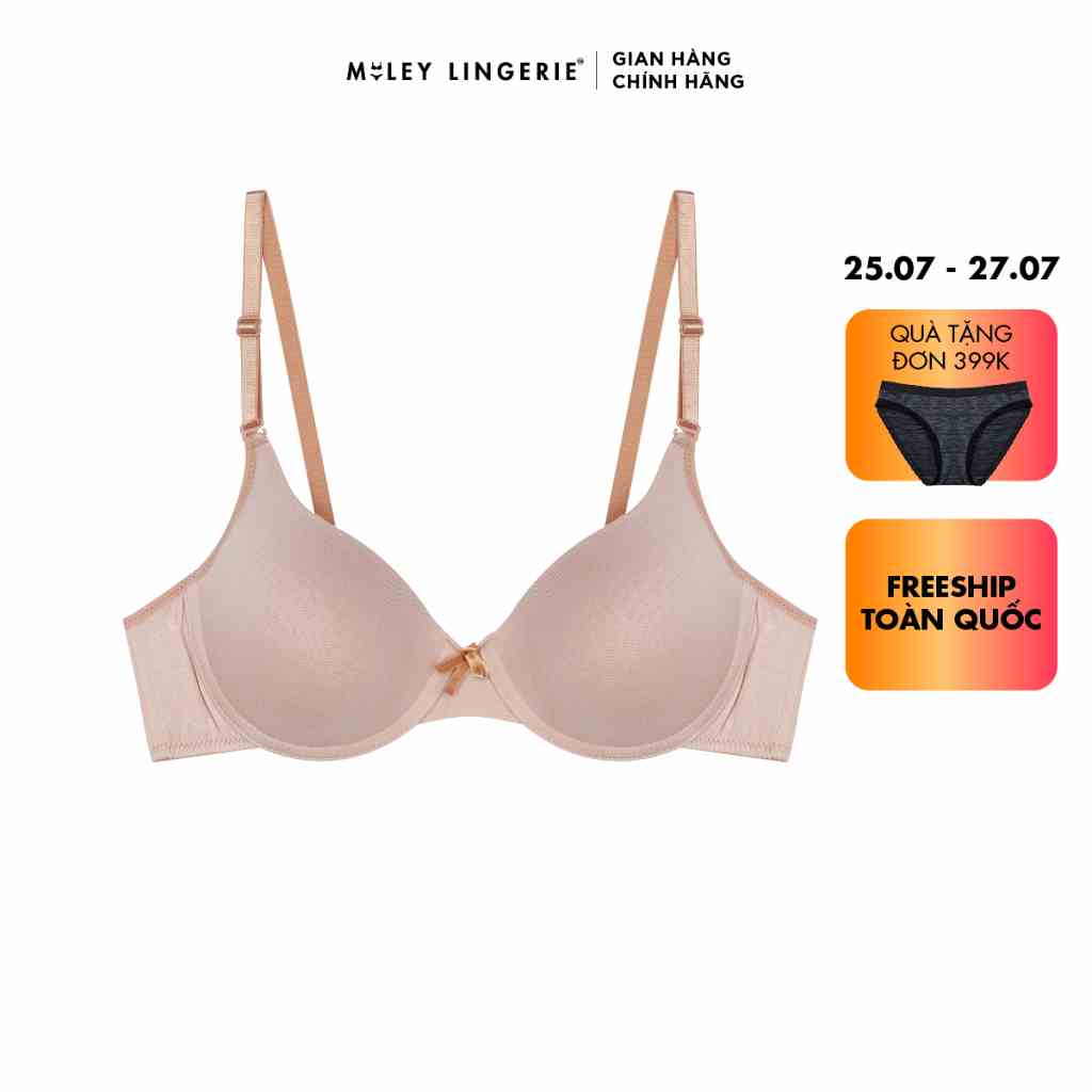 [Mã BMLTA35 giảm đến 35K đơn 99K] Áo Ngực Cotton Có Gọng Mút Mỏng 1cm Flexi Miley Lingerie BRC_012