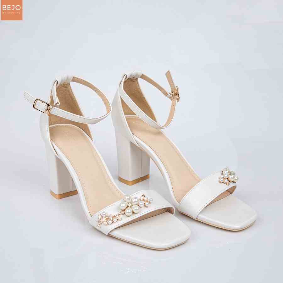 [Mã BMLTB35 giảm đến 35K đơn 99K] GIÀY CƯỚI - GIÀY CÔ DÂU BEJO S46 HOA MAI - WEDDING SHOES