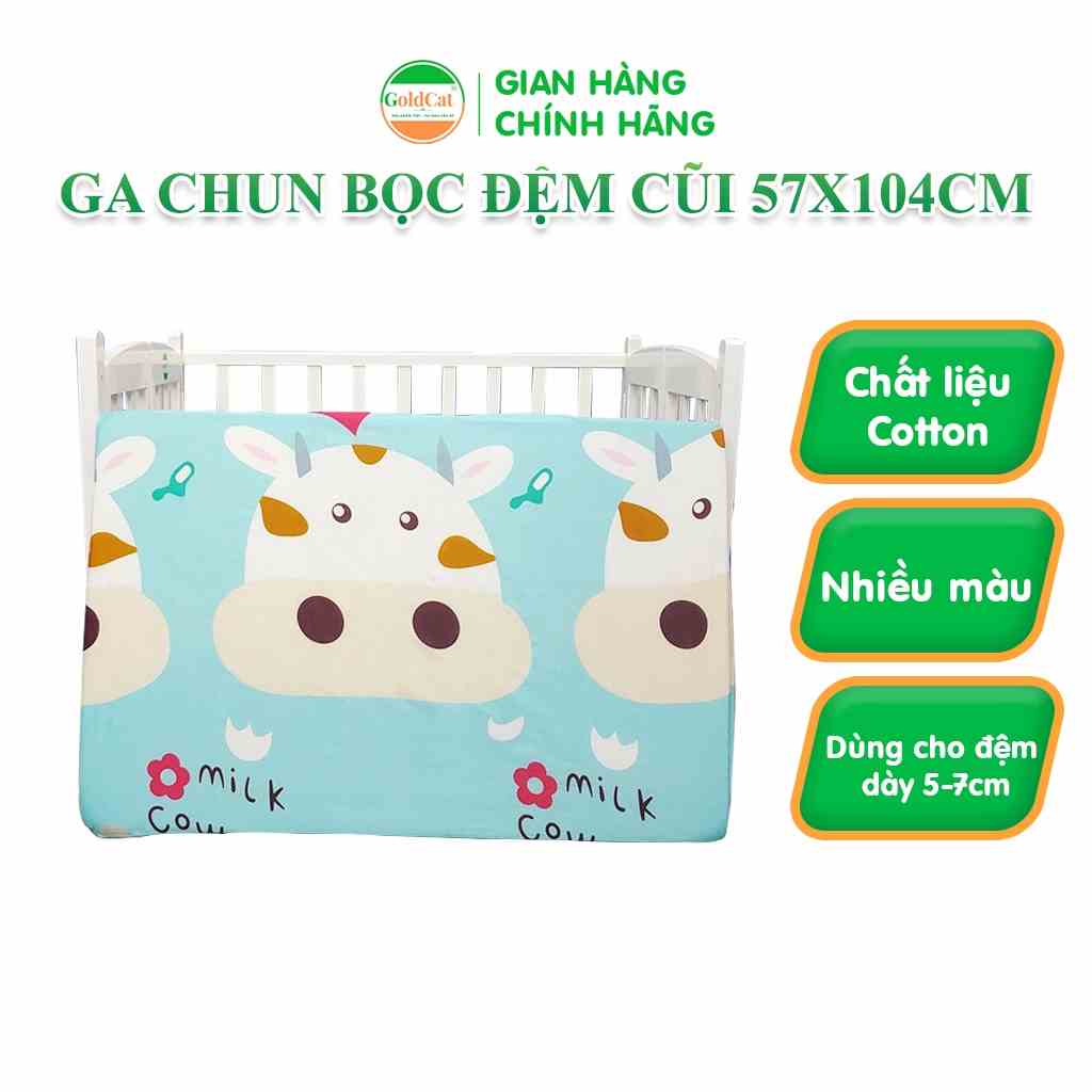 Ga Chun Bọc Đệm Cũi GOLDCAT G57 Chất Liệu Cotton Thiết Kế Nhiều Màu Sắc Độc Đáo