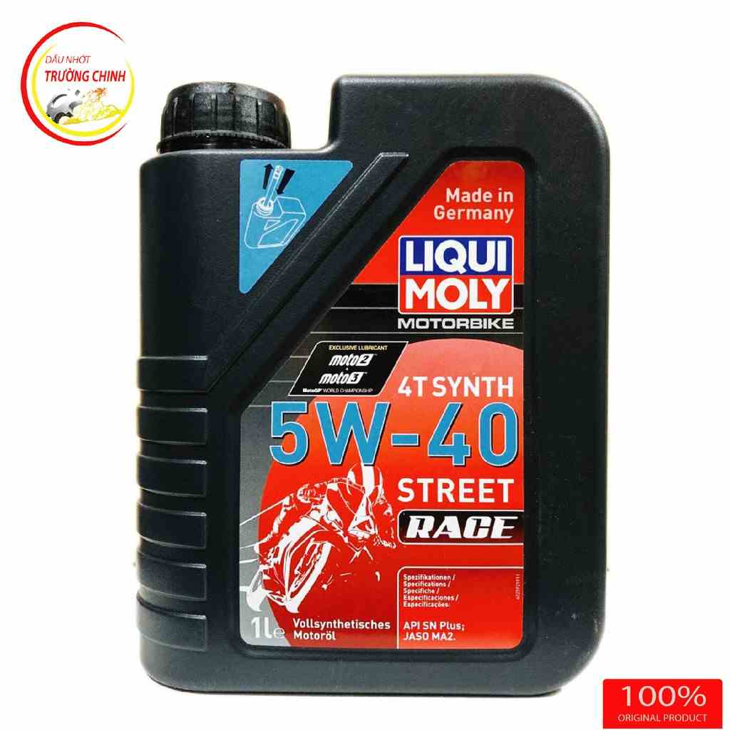 [Mã BMLTB200 giảm đến 100K đơn 499K] Nhớt Liqui Moly 4T Synth Race 5W40 Dành cho xe số và tay côn