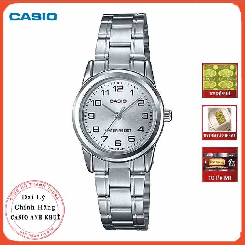 Đồng hồ nữ Casio LTP-V001D-7BUDF dây kim loại