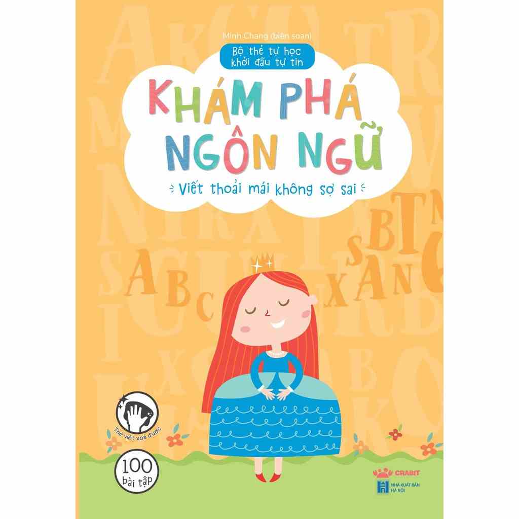 [Mã BMLTA35 giảm đến 35K đơn 99K] Flashcard - Bộ thẻ Khám Phá Ngôn Ngữ - Dành cho trẻ từ 3 tuổi - Crabit Kidbooks