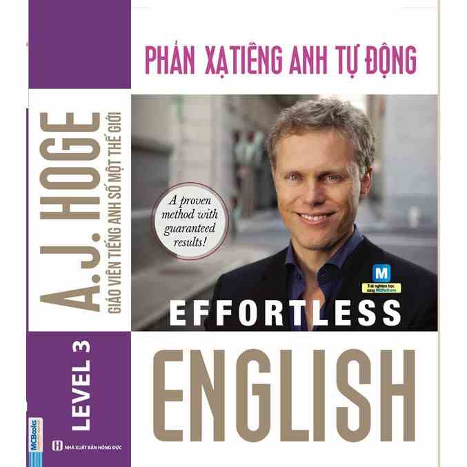 Sách Effortless English Phản Xạ Tiếng Anh Tự Động + tặng kèm bút hoạt hình