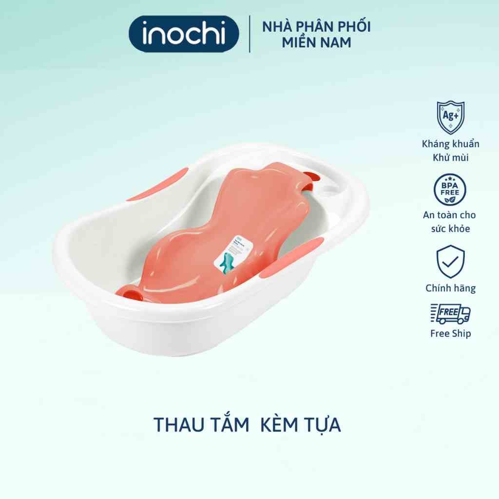 Thau tắm kèm tựa trẻ em Inochi Notoro, Thiết kế chống trượt an toàn cho bé