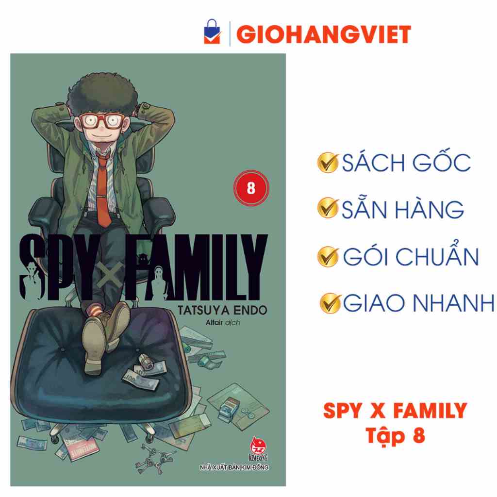 Truyện tranh spy x family lẻ tập  1.2.3.4.5.6.7,8