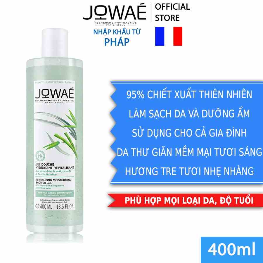 Sữa Tắm Dưỡng Âm Phục Hồi JOWAE Làm Sạch Cân Bằng Độ Ẩm Cho Da - Hàng Chính Hãng Nhập Khẩu Pháp 400ml