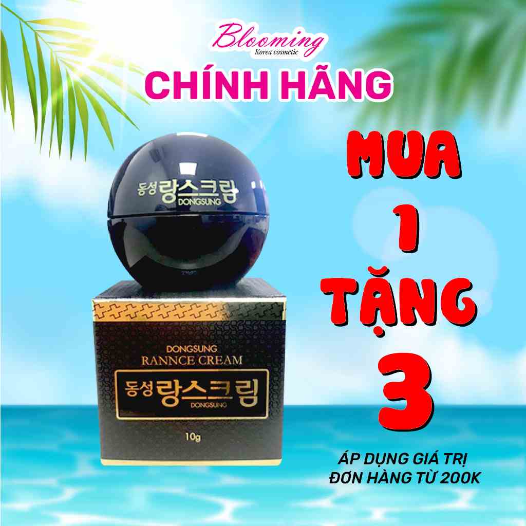 Kem dưỡng ẩm, giảm thâm nám, tàn nhang và mờ thâm cao cấp DongSung Rannce Cream 10g BLOOMING