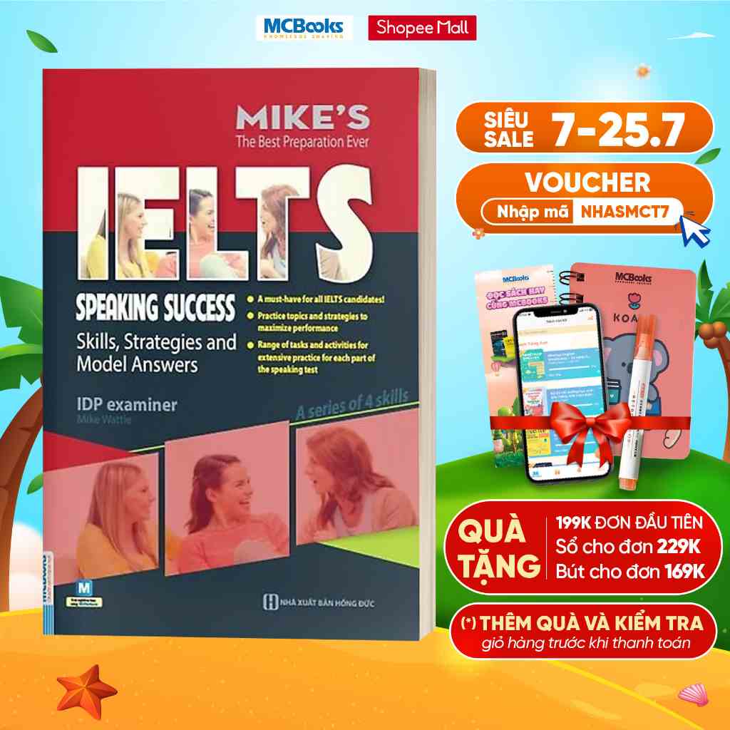 Sách - Ielts Speaking Success: Skills Strategies And Model Answers - Dành Cho Người Luyện Thi Ielts - Học Kèm App Online