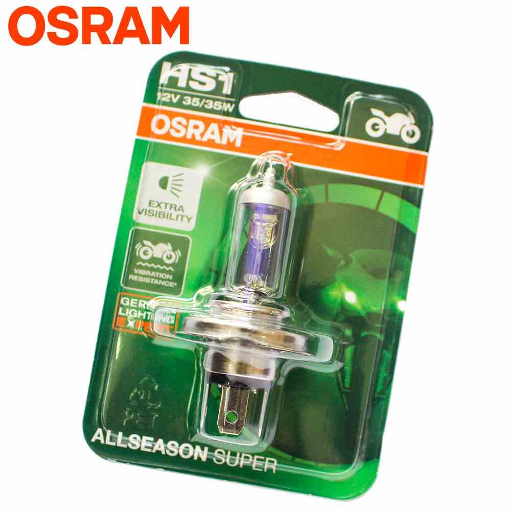 Bóng đèn HALOGEN OSRAM HS1 Vision, Air Blade 110/125, Wave, Sirius tăng sáng phá sương (64185ALS-01B)