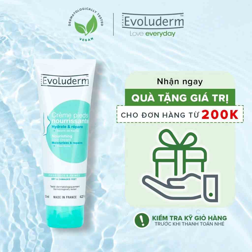 Kem dưỡng da chân Evoluderm chiết xuất bơ hạt mỡ 125ml