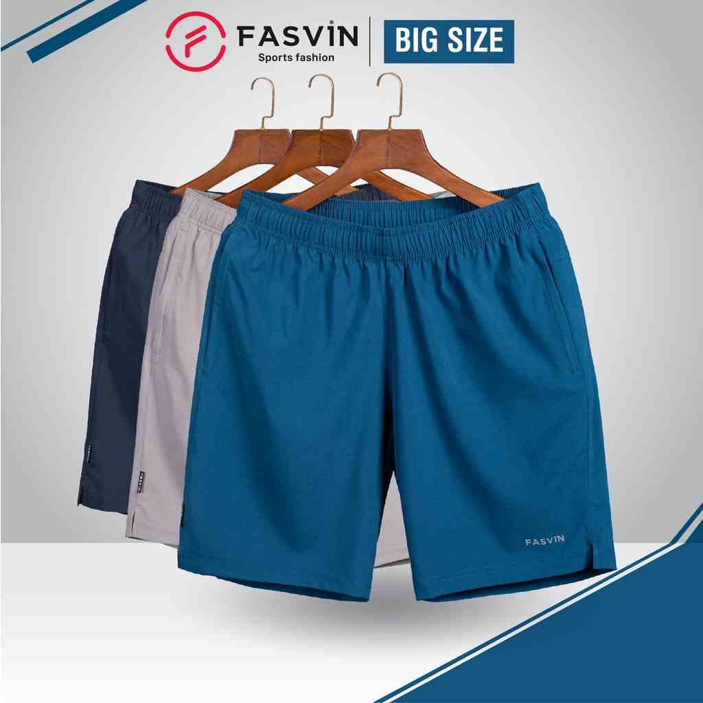 Quần Đùi Nam BIG SIZE  FASVIN Từ 80 Đến 120KG Vải Gió Đẹp Hàng Nhà Máy Dùng Khi Thể Thao Hay Mặc Nhà D22173.HN