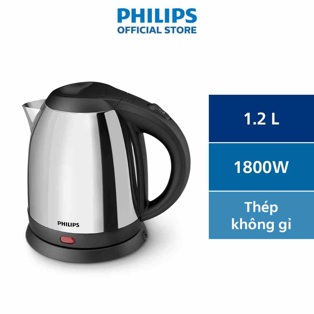 Bình đun siêu tốc PHILIPS HD9303 /03 1.2L - Hàng Chính Hãng