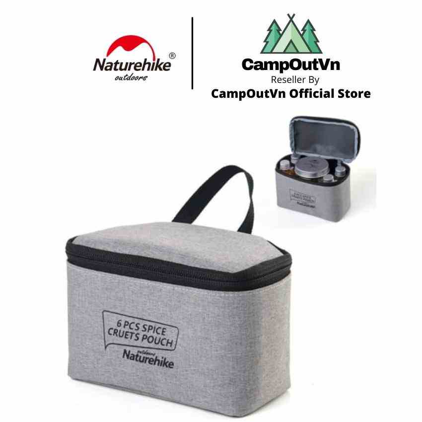 [Mã BMLTB200 giảm đến 100K đơn 499K] Naturehike đồ cắm trại campoutvn túi đựng gia vị dã ngoại nhựa PET an toàn