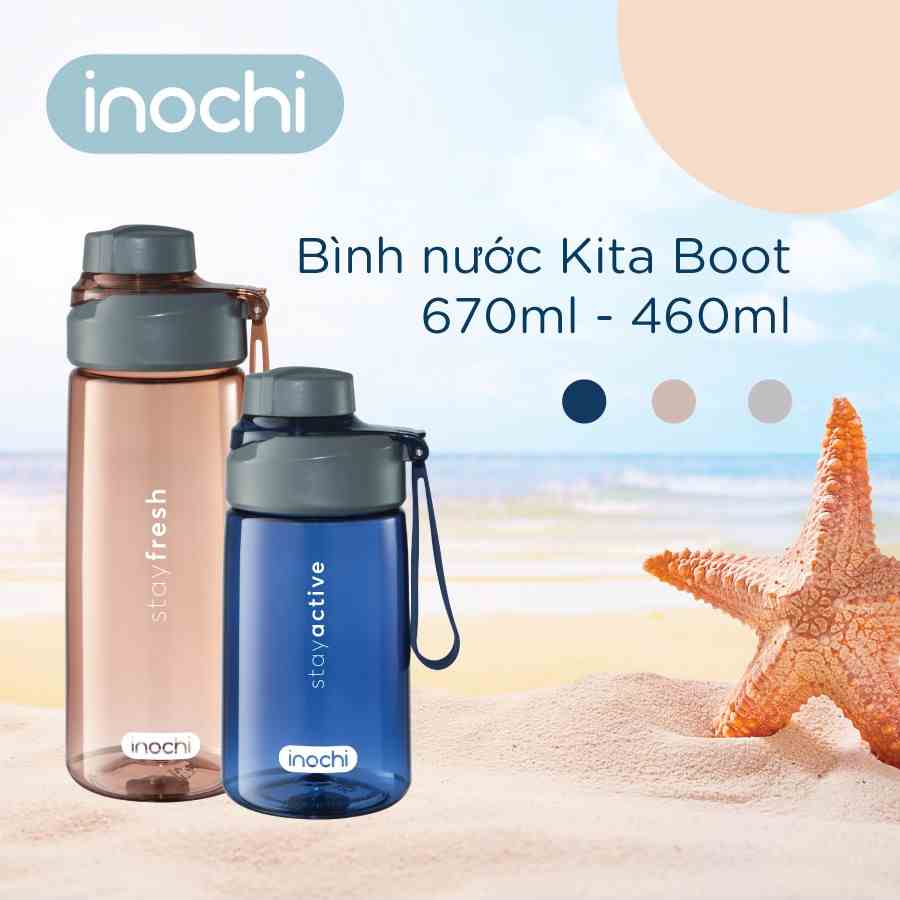 Bình nước thể thao cao cấp inochi chính hãng kita boost inochi