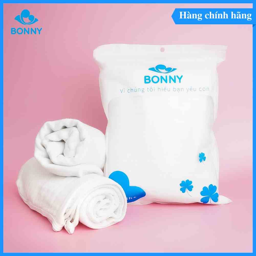 [Mã BMTTC60K giảm đến 60K đơn 50K] Set 2 Khăn Tắm Sợi Tre 4 Lớp Bonny Siêu Mềm Và Thấm Hút (Kích thước: 90x90Cm)