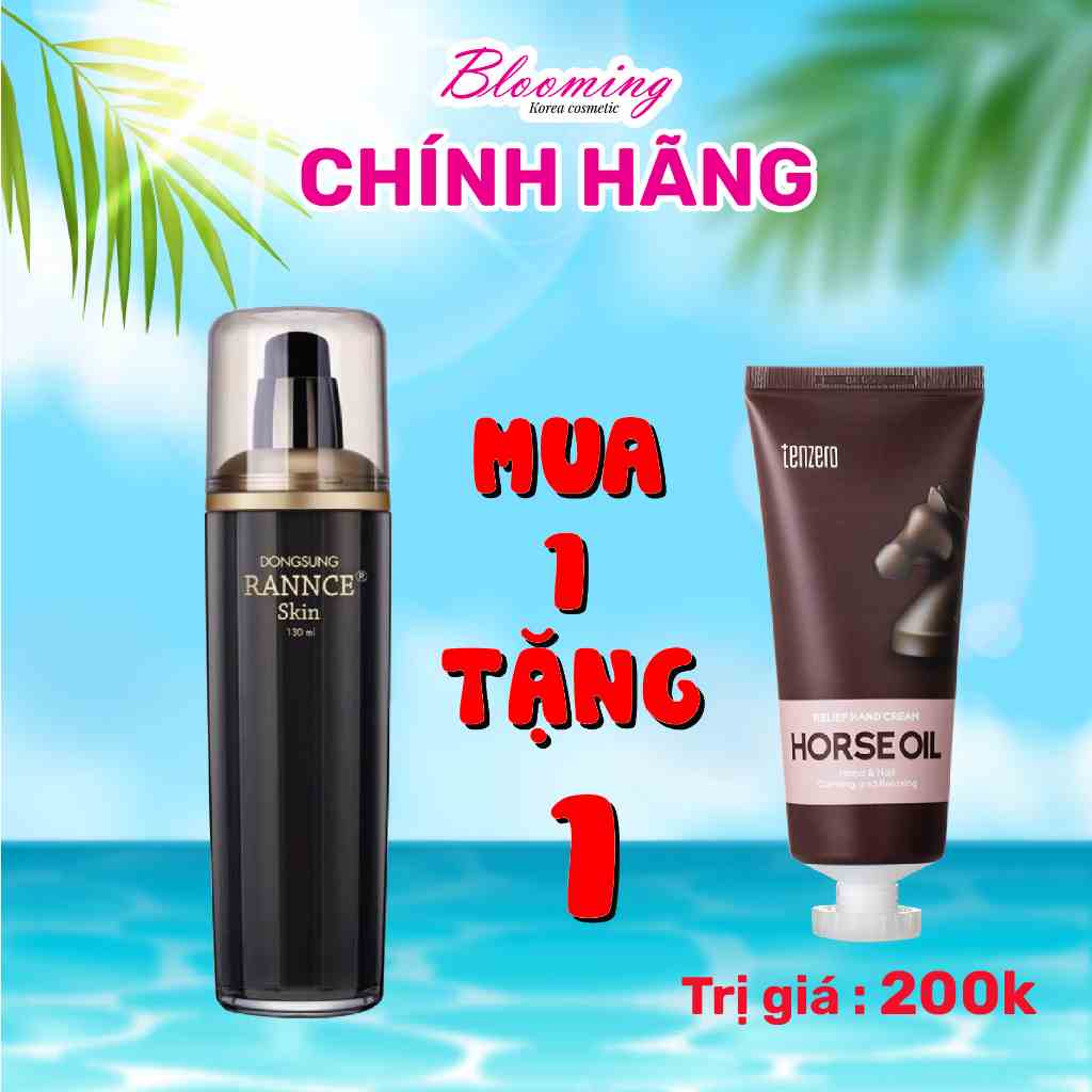 Nước hoa hồng dưỡng ẩm, giảm thâm nám, tàn nhang và mờ thâm cao cấp Dongsung Rannce Skin 130ml BLOOMING