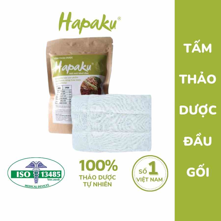 Tấm Thảo Dược Thay Thế Cho Đai Chườm Đầu Gối Làm Nóng Bằng Điện HAPAKU, Giảm Đau Mỏi Khớp Gối Thư Giãn