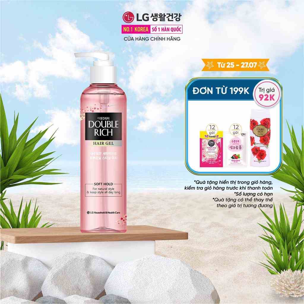 Gel tạo kiểu tóc Double Rich Hair Gel 250ml